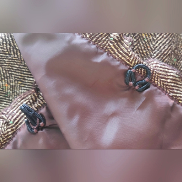 Villager a Liz Claiborne Company Blazer, Brown, Size 14 - Picture 5 of 7